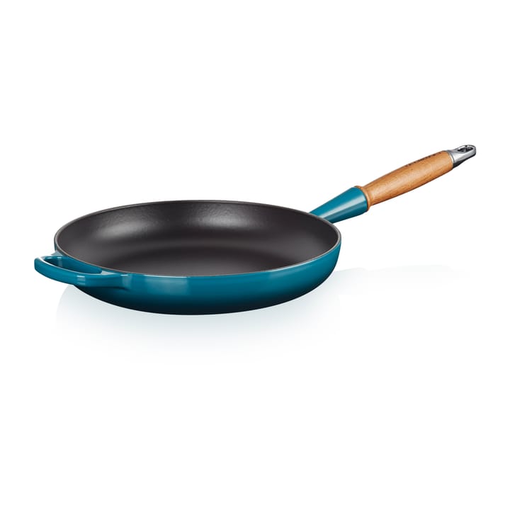 Le Creuset Signature Pfanne Holzgriff 28cm, Deep Teal Le Creuset