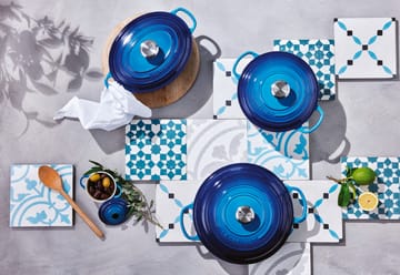 Le Creuset Signature runder Topf 6,7 l - Azure blue - Le Creuset