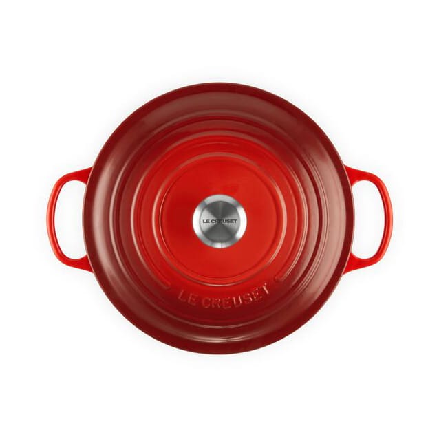 Le Creuset Signature runder Topf 6,7 l, Cerise Le Creuset