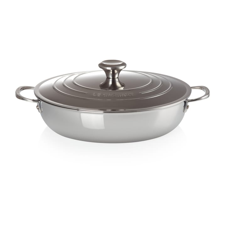 Signature 3-lagiger niedriger Topf mit Deckel, 4,8 l Le Creuset