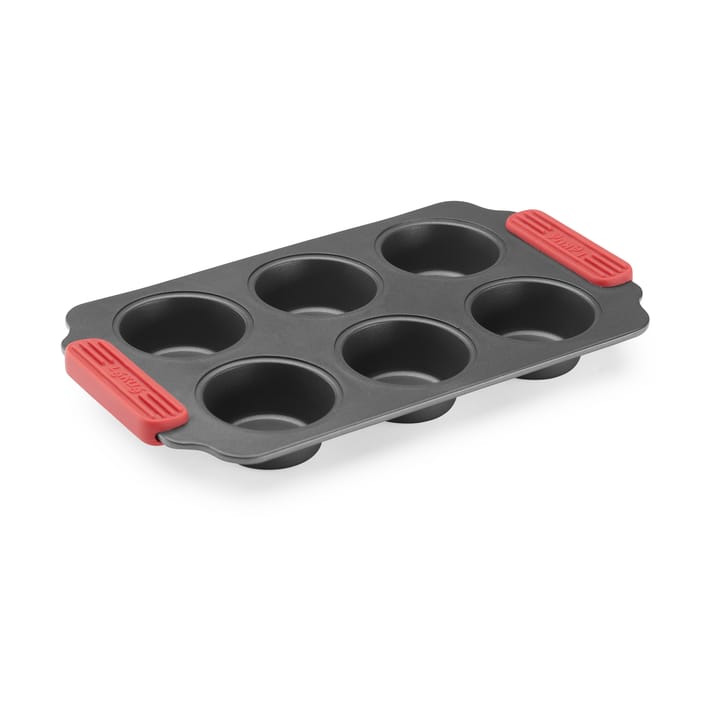 Lékué non-stick Muffinform 6 Stk - Rot - Lékué