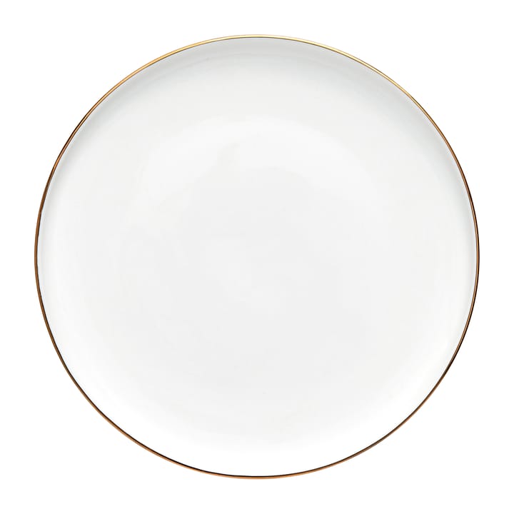 Clara Teller Ø20cm, White-light gold Lene Bjerre