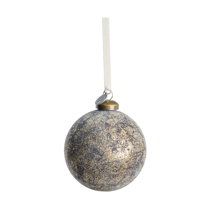 Clearena Weihnachtskugel Ø8 cm - Dunkelblau-Gold - Lene Bjerre