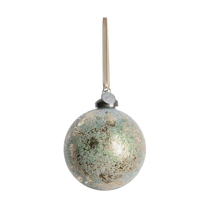 Clearena Weihnachtskugel Ø8 cm - Dusty green-gold - Lene Bjerre