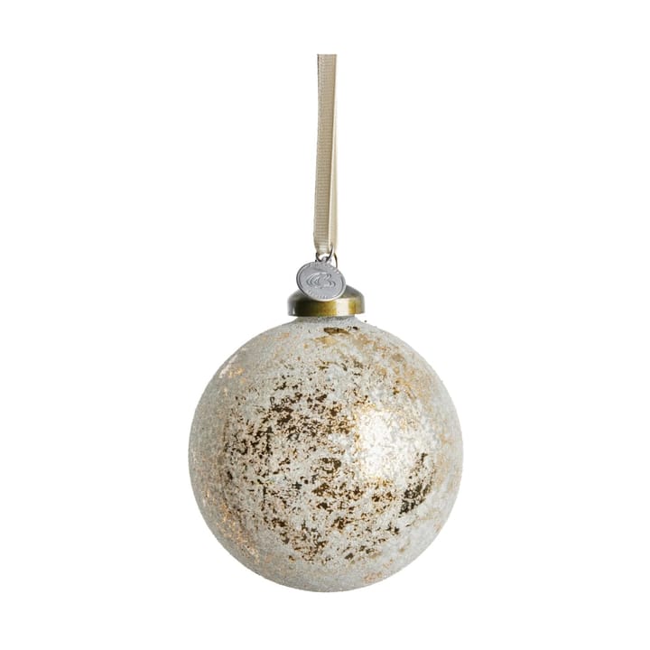 Clearena Weihnachtskugel Ø8 cm - Off white-gold - Lene Bjerre