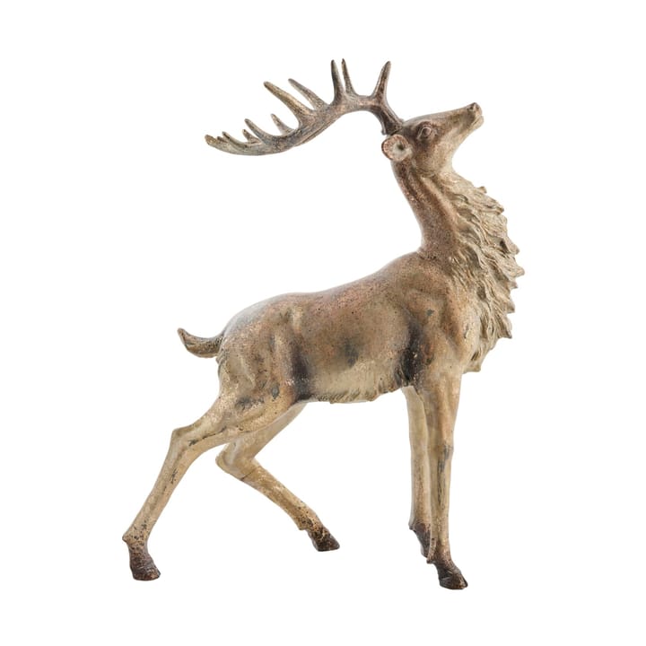 Daisy Dekoration Hirsch 41,5 cm - Antikes Messing - Lene Bjerre