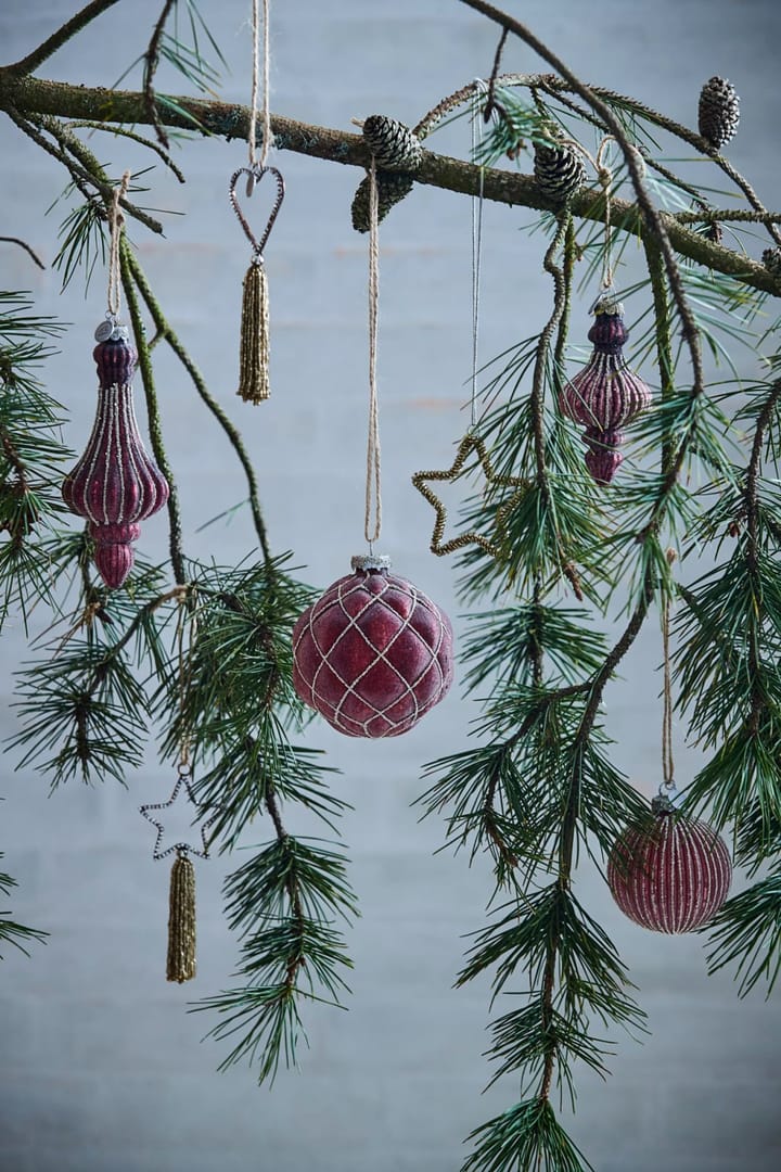 Norille Weihnachtskugel Ø11 cm, Granatapfel, gerillt Lene Bjerre