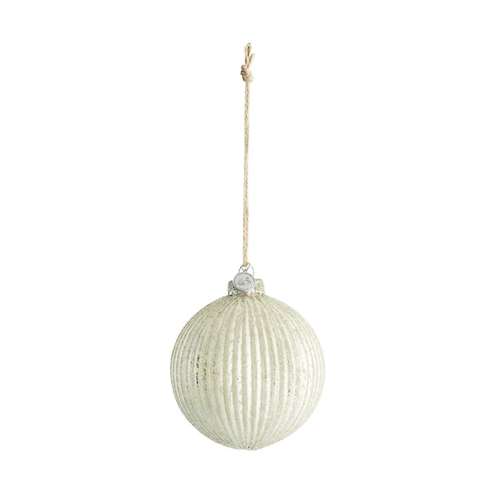 Norille Weihnachtskugel Ø11 cm, Off white, gerillt Lene Bjerre