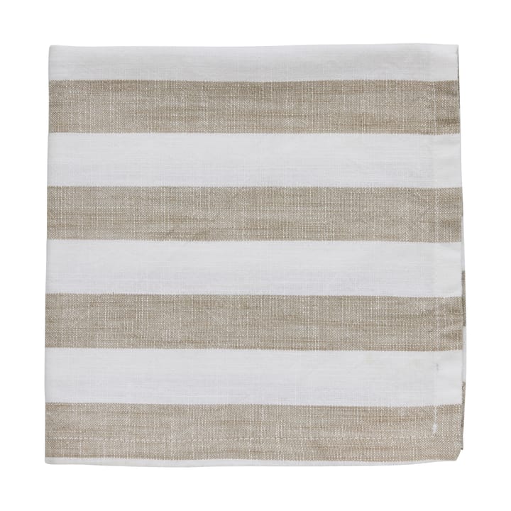 Olivia Baumwollserviette 40x40 cm, Off White-Linen Lene Bjerre