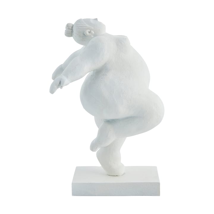 Serafina Dekoration Frau tanzend 23 cm, White Lene Bjerre