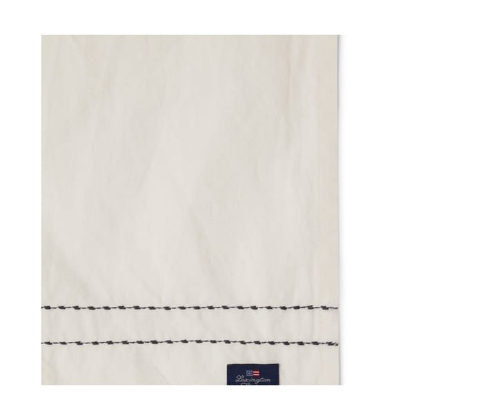 Cotton Linen Stoffserviette stitches 50x50cm, Off-white Lexington