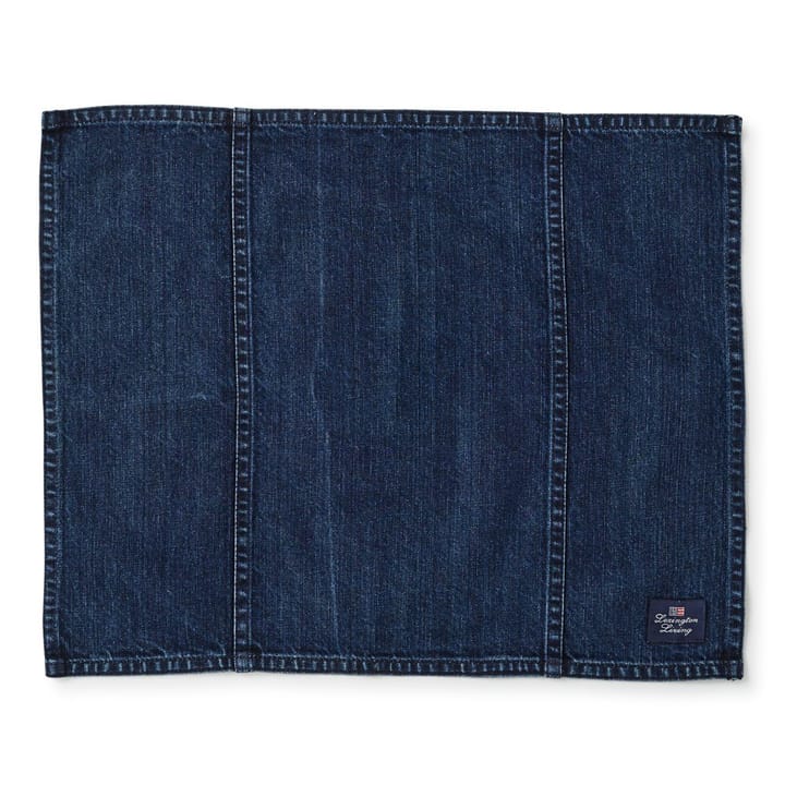 Icons Denim Platzdecke 40 x 50cm - Denim blue - Lexington