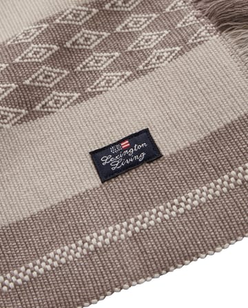 Jacquard Striped Tischset 40x50 cm - Beige - Lexington