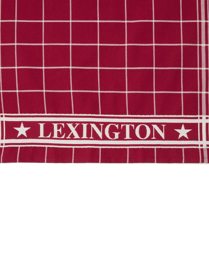 Lexington Checked Küchentuch 50x70 cm, Rot-Weiß Lexington