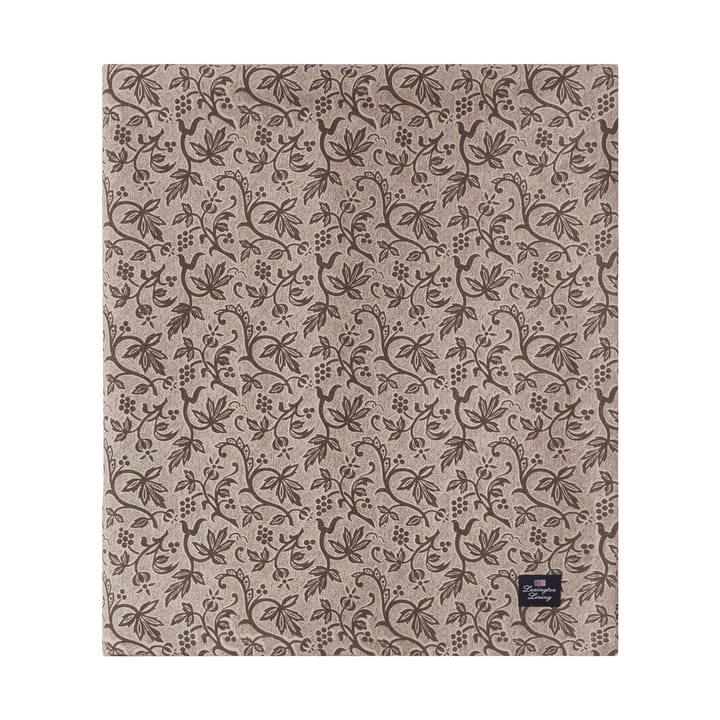 Printed Recycled Cotton Tischtuch 180x180 cm - Light beige - Lexington