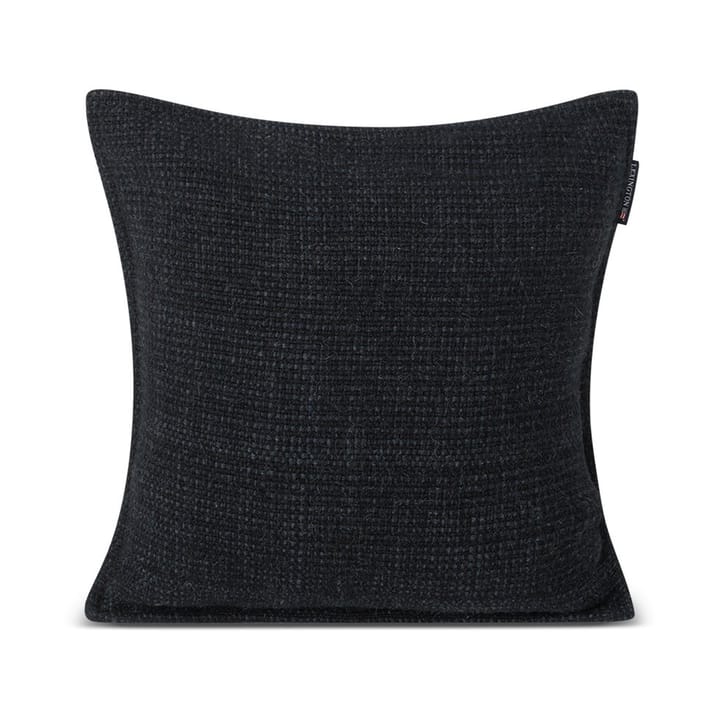 Structured Wool Cotton mix Kissenbezug 50x50cm, Dark gray Lexington