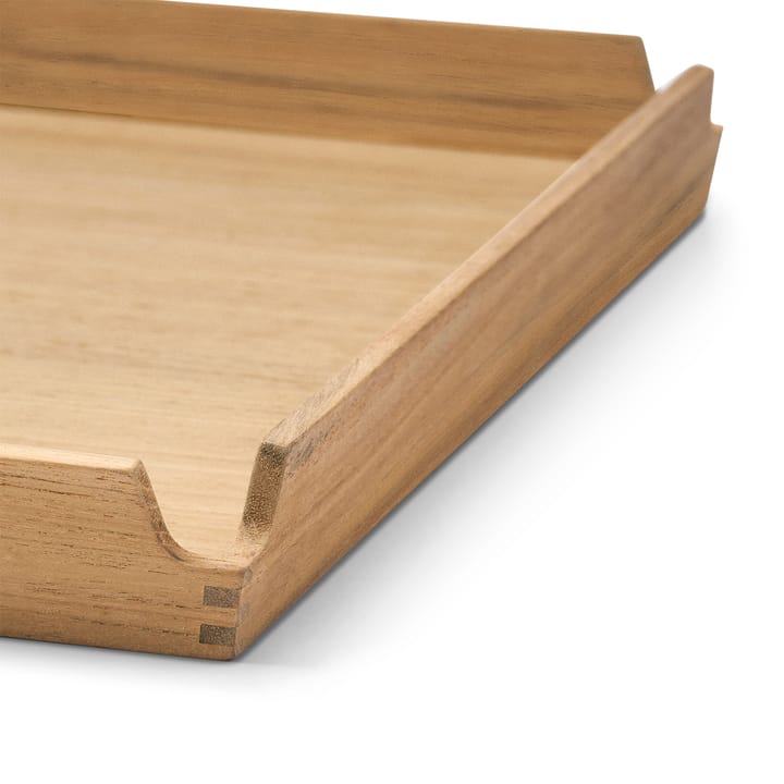 Airy Teak-Tablett square L, Nupo herbal dust LIND DNA