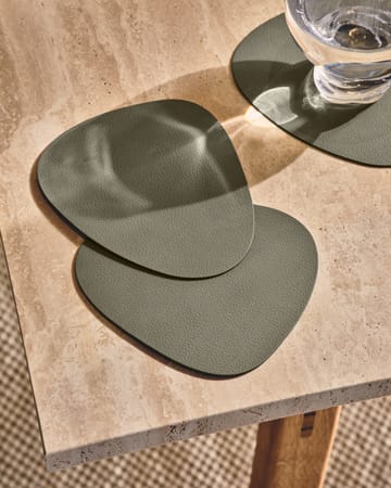 Curve Nupo Glasuntersetzer - Army green - LIND DNA