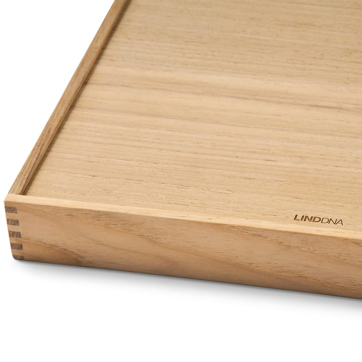 Even Teak-Tablett square L, Nupo anthracite LIND DNA