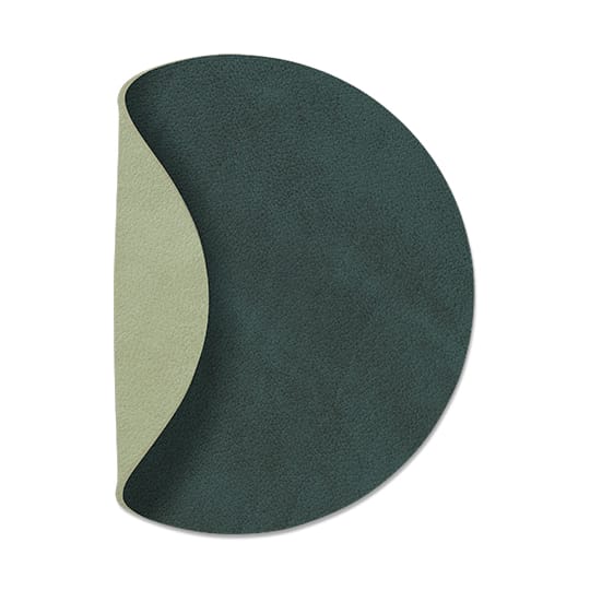 Nupo Glasuntersetzer circle doppelseitig 1 St., Dark green-olive green LIND DNA