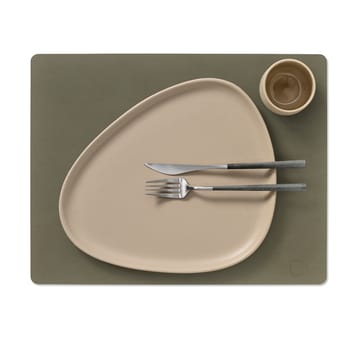 Square Nupo Tischset 35x45 cm - Army green - LIND DNA