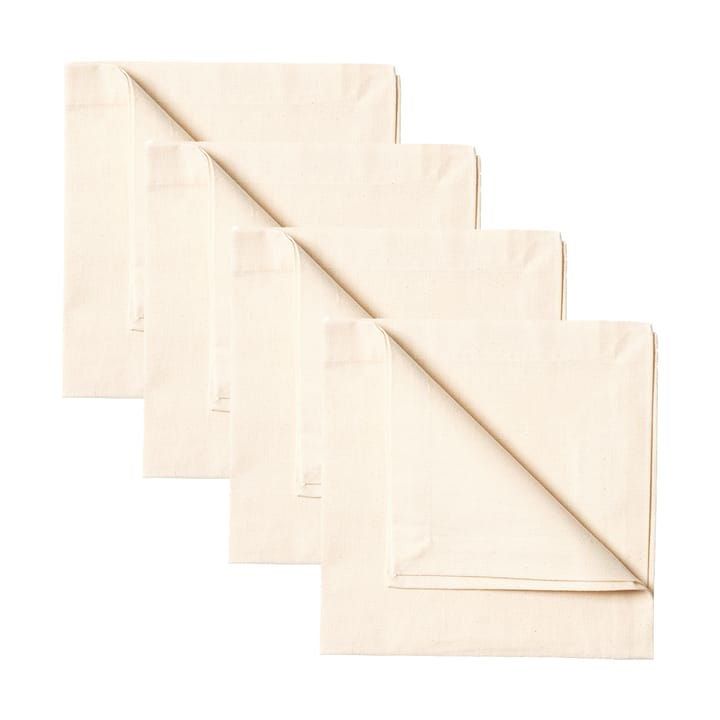 Robert Serviette 4er Pack - Baumwollbeige - Linum