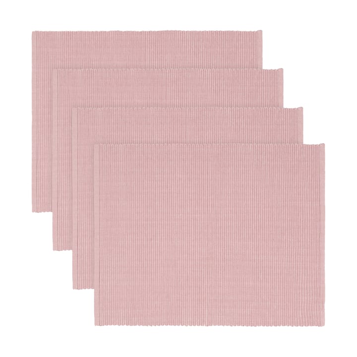 Uni Tischset 35x46 cm 4er-Pack - Staubiges Rosa - Linum