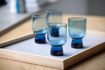 Sorrento Wasserglas 30 cl 4er-Pack - Blau - Lyngby Glas