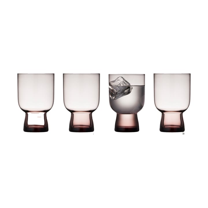 Sorrento Wasserglas 30 cl 4er-Pack, Rosa Lyngby Glas