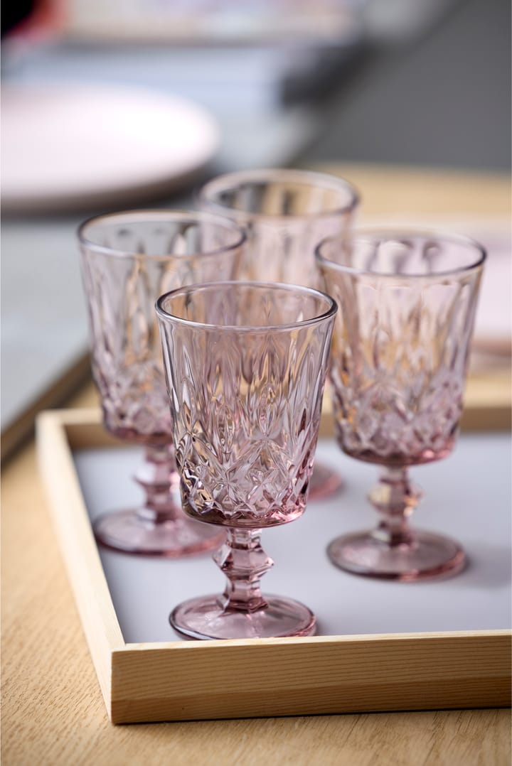 Sorrento Weinglas 29 cl 4er-Pack, Pink Lyngby Glas