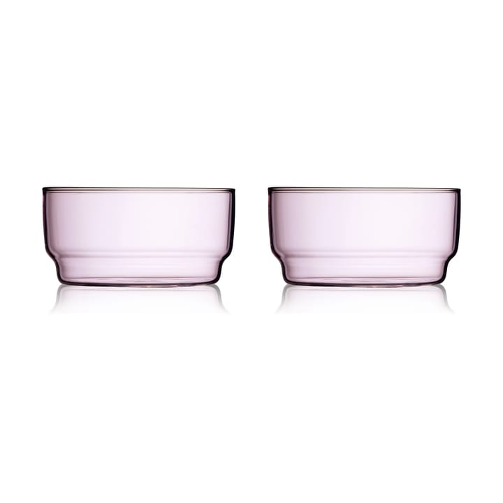 Torino Schale 50 cl 2er-Pack - Pink - Lyngby Glas