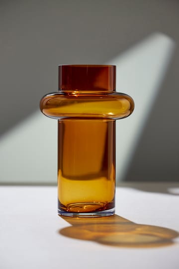 Tube Vase Glas 40cm - Amber - Lyngby Glas