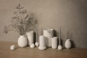 Curve Kerzenhalter 7cm - Weiß - Lyngby Porcelæn