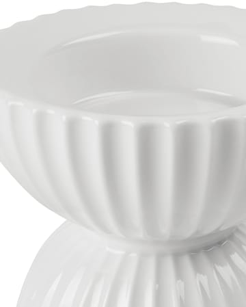 Lyngby Tura Blockkerzenhalter Ø11,5cm - Weiß - Lyngby Porcelæn