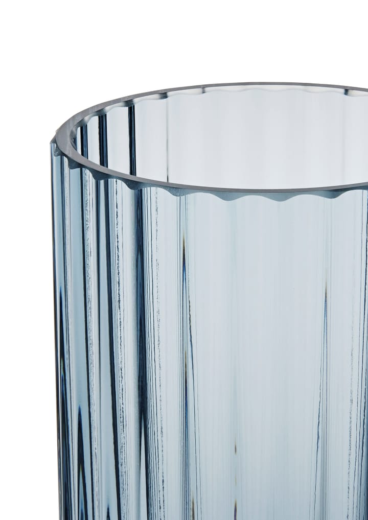 Lyngby Vase Glas Mitternachtsblau, 12,5cm Lyngby Porcelæn