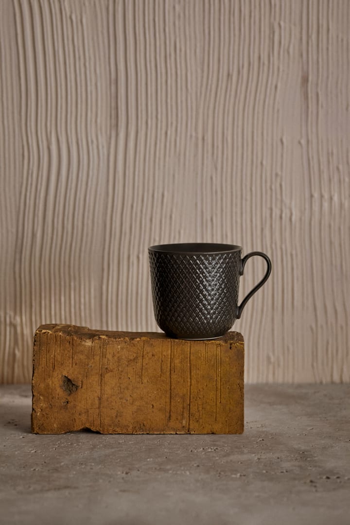 Rhombe Earth Tasse 39 cl, Slate Lyngby Porcelæn