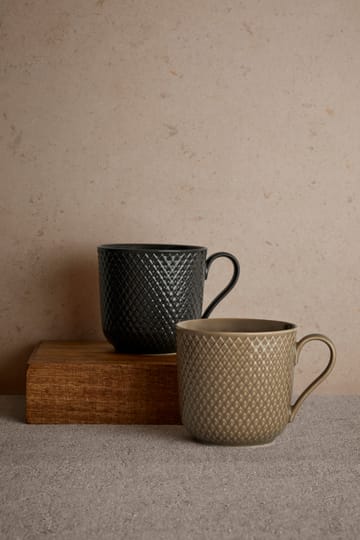 Rhombe Earth Tasse 39 cl - Slate - Lyngby Porcelæn