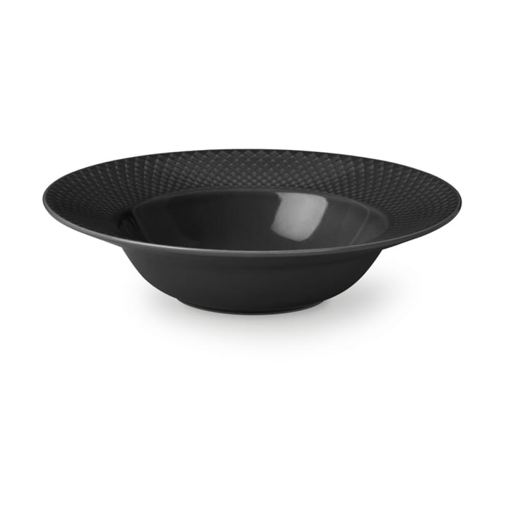 Rhombe Earth tiefer Teller Ø24,5 cm, Slate Lyngby Porcelæn