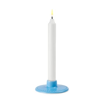 Rhombe Kerzenhalter 3cm - Blau - Lyngby Porcelæn