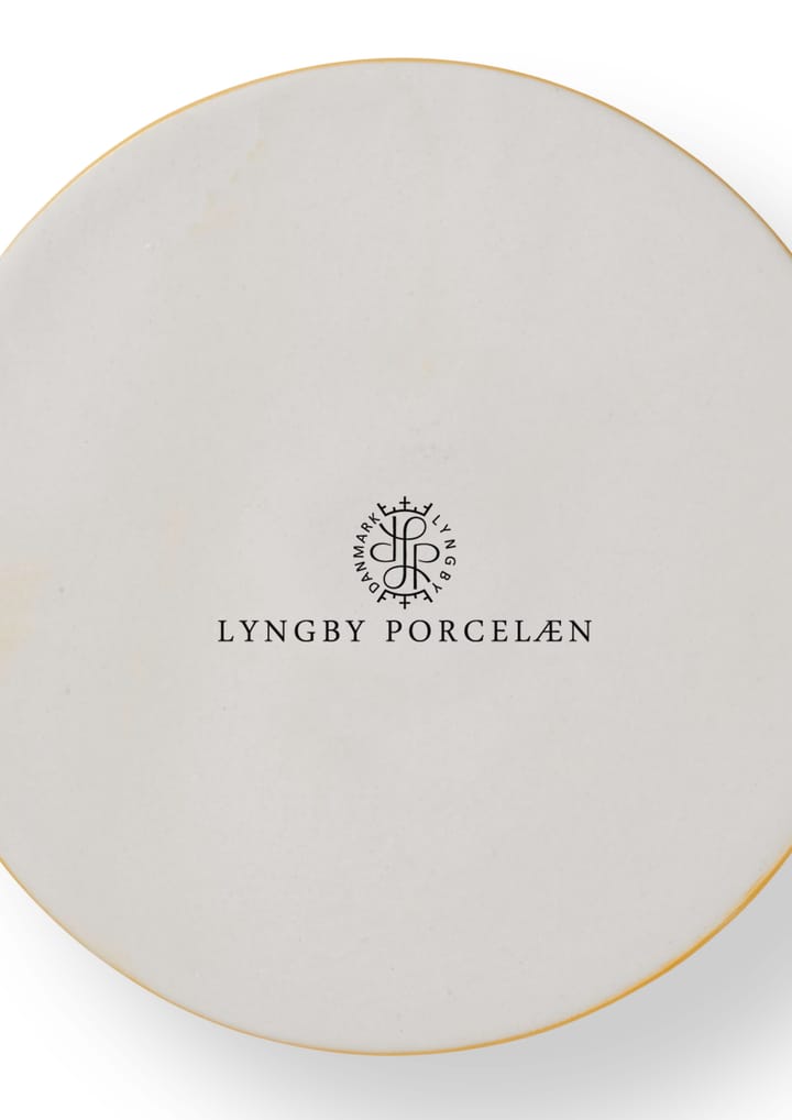 Rhombe Kerzenhalter 3cm, Gelb Lyngby Porcelæn