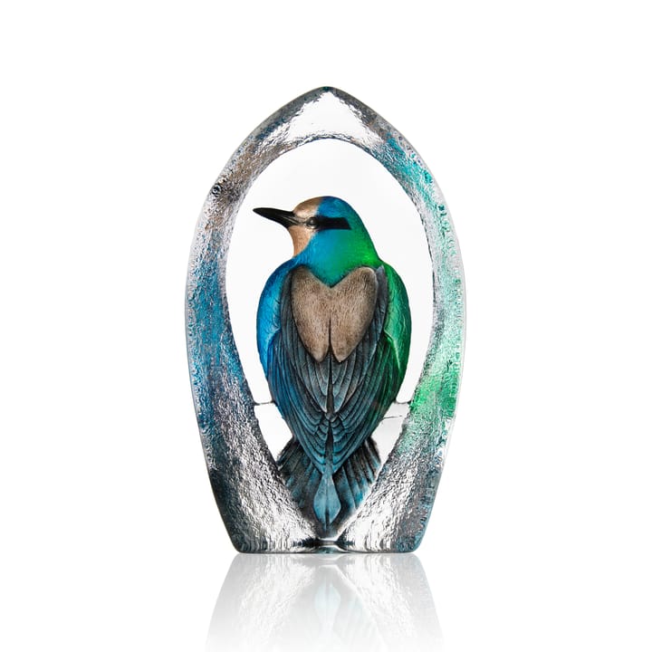 Wildlife Colorina Glasskulptur Ltd Ed 27cm, Blau Målerås Glasbruk