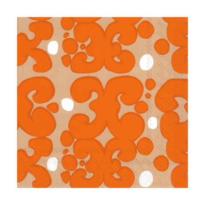 Keidas Serviette 33x33 cm 20er-Pack, Orange Marimekko