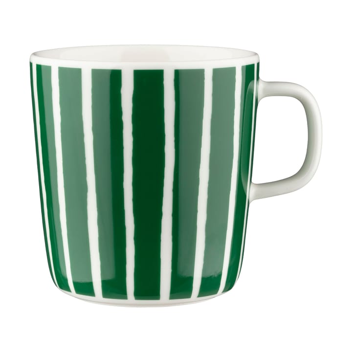 Oiva Piccolo Becher 400 ml - Green-White - Marimekko