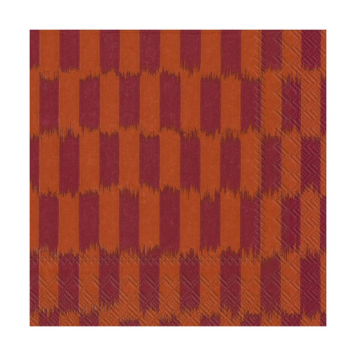 Piekana Serviette 33x33 cm 20er-Pack, Terracotta Marimekko