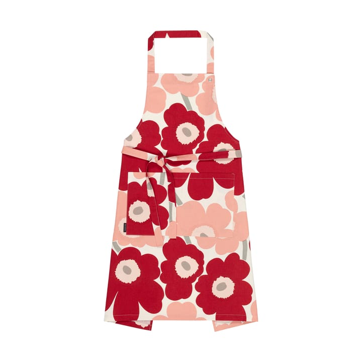 Pieni Unikko Schürze - Cotton-dark cherry-rosa - Marimekko