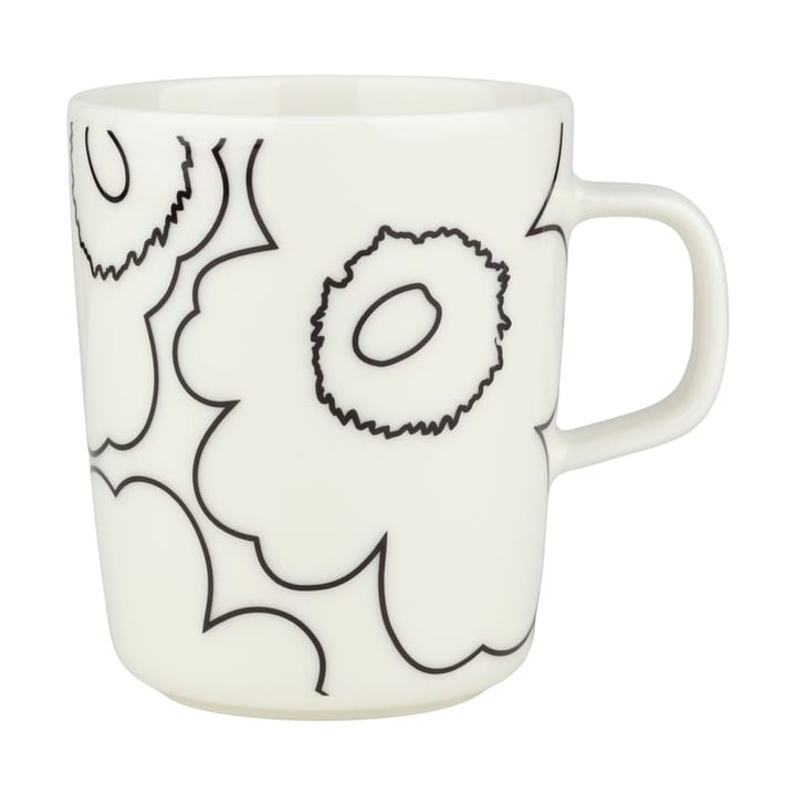 Piirto Unikko Tasse 2,5 dl - White-black - Marimekko