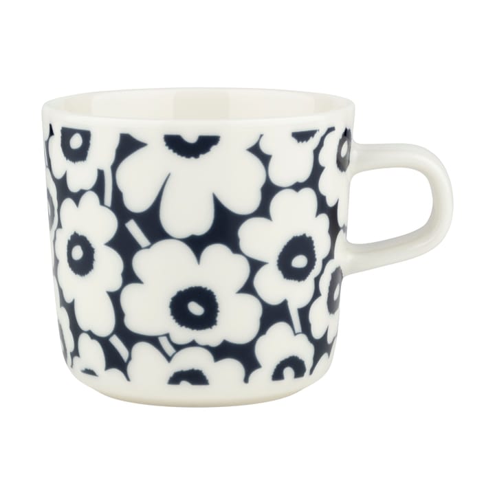 Pikkuinen Unikko Kaffeetasse 20 cl, Dark blue-white Marimekko