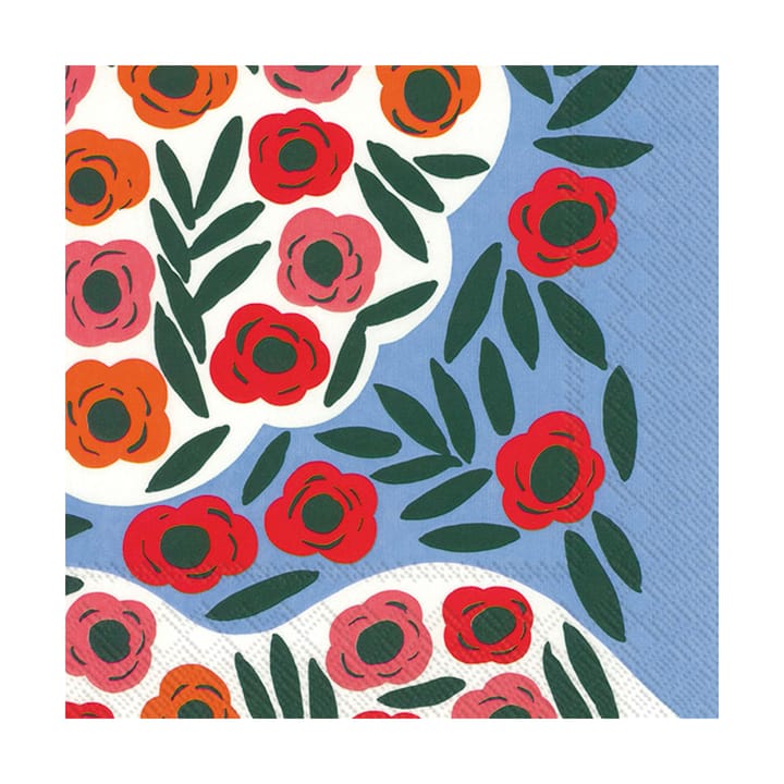 Ruukku Serviette 33x33 cm 20er-Pack - Blue - Marimekko