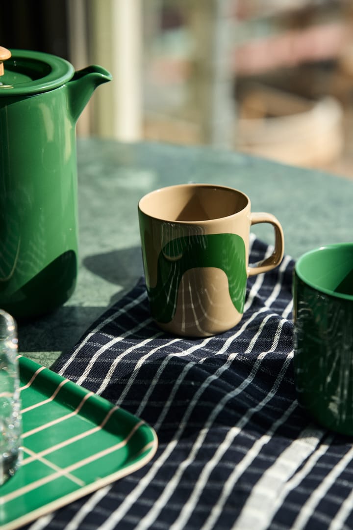 Seireeni Tasse 25 cl 2er-Pack, Terra-green-red Marimekko