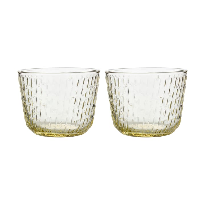 Syksy Wasserglas 2 dl 2er Pack - Blassgelb - Marimekko